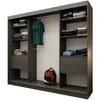 BEAUTYSOFA Armoire spacieuse VOX II 240 cm - armoire à Voir les images du produit 3