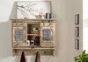 MASSIVMOEBEL24.DE Wandgarderobe Mango 90x30x75 whitewash Produktbild-Vorschau 4