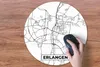 MuchoWow® Mauspad Mousepad Stadtplan - Karte - Erlangen Produktbild-Vorschau 3