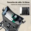 Wiltec Sacoche étanche pour porte-bagages noir mat – Voir les images du produit 4