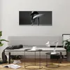 Bilder auf glas - Einteilig - Ballerina Figur Schwarz und Produktbild-Vorschau 6
