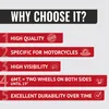 Pruhy na ráfky kol motocyklů reflexní červené 9 mm x 6 mt Náhled obrázku produktu 4