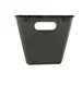A dark gray storage box with handles is shown against a white background. Produktbild-Vorschau