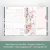 Family-Timer 2026 / A5+ / Flying Flowers / Häfft-Verlag Produktbild-Vorschau 4