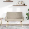 vidaXL 2-Sitzer Sofa Hellgrau 115 x 61 x 87 cm Bouclé Produktbild-Vorschau 3