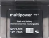 Multipower MP75-12C Akku Blei PB 12Volt 75Ah Produktbild-Vorschau 6