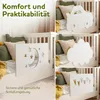 zovis Sterne (weiß) Holz-Rausfallschutz für Kinderbetten - Produktbild-Vorschau 5