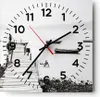 Wanduhr - Quadrat - Glasuhr - Fußgängerbrücke See hongkong Produktbild-Vorschau 1