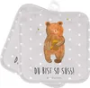 Mr. & Mrs. Panda Topflappen Bär Honig - Grau Pastell - Produktbild-Vorschau 1