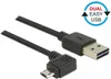 DELOCK USB Kabel A -> micro B St/St 1.00m 90°gew. sw Produktbild-Vorschau 11