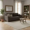 Sofa mit Schlaffunktion - Braun - Leicht zu Reinigen - mit Produktbild-Vorschau 4
