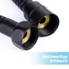 ZMH Duschkopf Schwarz mit 1,5 m Schlauch Runde Handheld Produktbild-Vorschau 9