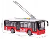 Grande autobus urbano rosso con porte apribili, suoni e Anteprima dell’immagine prodotto 10