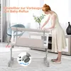 COSTWAY 3 in 1 Beistellbett, Reisebett Baby mit Matratze, Produktbild-Vorschau 3