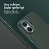 Accezz MagSafe Leather Backcover iPhone 17 - Cedar Green Produktbild-Vorschau 2