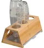 Soporte para botellas de bambúde KESPER, con bandeja de Vista previa de la imagen del producto 8