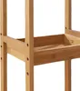 Vozík Relaxdays, 3 přihrádky, bambus, VxŠxH: 80x30x20 cm, Náhled obrázku produktu 6