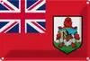 vianmo Blechschild 20x30 cm Bermudas Bermuda Flagge Fahne Produktbild-Vorschau 1