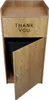 Poubelle en bois avec plateau, chêne clair, usage Voir les images du produit 5
