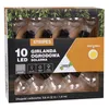 Solar-Gartengirlande 10 LED, Lichterkette 3,8m Produktbild-Vorschau 3