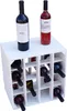 Weinregal 16er weiss Flaschenregal Weinkistenregal Produktbild-Vorschau 1