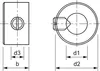 Stellring DIN705 A 6mm Edelstahl A2, Klemmring, Fixierring, Produktbild-Vorschau 2