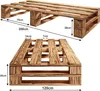 sunnypillow Palettenbett M2 aus Holz 120 x 200 cm mit Produktbild-Vorschau 3