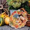 Holz-Türkranz Herbstdeko mit Eichhörnchen, Ø 29,5 cm Produktbild-Vorschau
