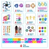 JUAUO Set van 50 fidget-speeltjes, stress- en Productafbeelding-voorbeeld 2