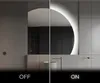 Unregelmäßiger asymmetrischer angeschnitten Spiegel mit LED Produktbild-Vorschau 4