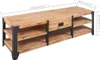 vidaXL TV skříňka z masivního dřeva akácie 140x40x45 cm Náhled obrázku produktu 4