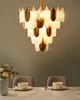 BELIANI Żyrandol mosiężny szkło z metalem ⌀ 46 cm w stylu Podgląd zdjęcia produktu 2