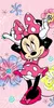 JERRY FABRICS Serviette de bain Minnie noeud rose Coton - Voir les images du produit 1