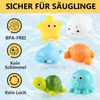 MODFU Schwimmtiere, Baby Bade Spielzeug Set, Haifisch Produktbild-Vorschau 5