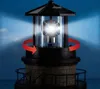 LED Rotierendes Leuchtturm Licht Solar Leuchtturm Garten Produktbild-Vorschau 4