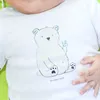 Mr. & Mrs. Panda  T-Shirt Eisbär Faul 6. - 12. Monat - Weiß Produktbild-Vorschau 4
