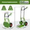Sackkarre Stahl 200 kg 112,5 cm Höhe große klappbare Produktbild-Vorschau 3
