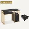 M MCombo Schreibtisch mit Schubladen, Schminktisch Produktbild-Vorschau 3