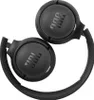 A pair of black JBL headphones folded. Voir les images du produit