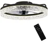 HOMCOM Plafondventilator, stil, met LED-verlichting en Productafbeelding-voorbeeld 1