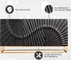 riess-ambiente Massives Sideboard SCORPION 140cm schwarz Produktbild-Vorschau 11