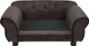 vidaXL Pohovka pre psov hnedá 72x45x30 cm plyš Náhľad obrázku produktu 3