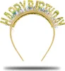 Oblique Unique Haarreifen Happy Birthday irisierend Produktbild-Vorschau 3