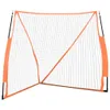 Baseball-Netz Tragbar Orange Schwarz 183x182x183 cm Stahl Produktbild-Vorschau 1