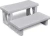 dkd-home-decor Whirlpooltreppe Kunststoff Weiß 70 x 65 x 34 Produktbild-Vorschau 1