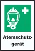 Atemschutzgerät A6 (105x148mm) Schild Produktbild-Vorschau 1