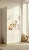 Armoire pour enfants au motif ravissant – Armoire à 2 Voir les images du produit 1