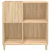Mobile Porta Dischi Rovere Sonoma 84,5x38x89 Legno Anteprima dell’immagine prodotto 4