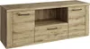 A wooden TV stand with doors and a drawer. Náhled obrázku produktu