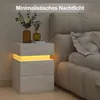 Table de nuit avec éclairage LED hauteur 55 cm avec 3 Voir les images du produit 1
